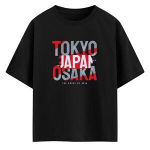 Fulloat Tokyo Illustration Signature Oversized T-Shirt