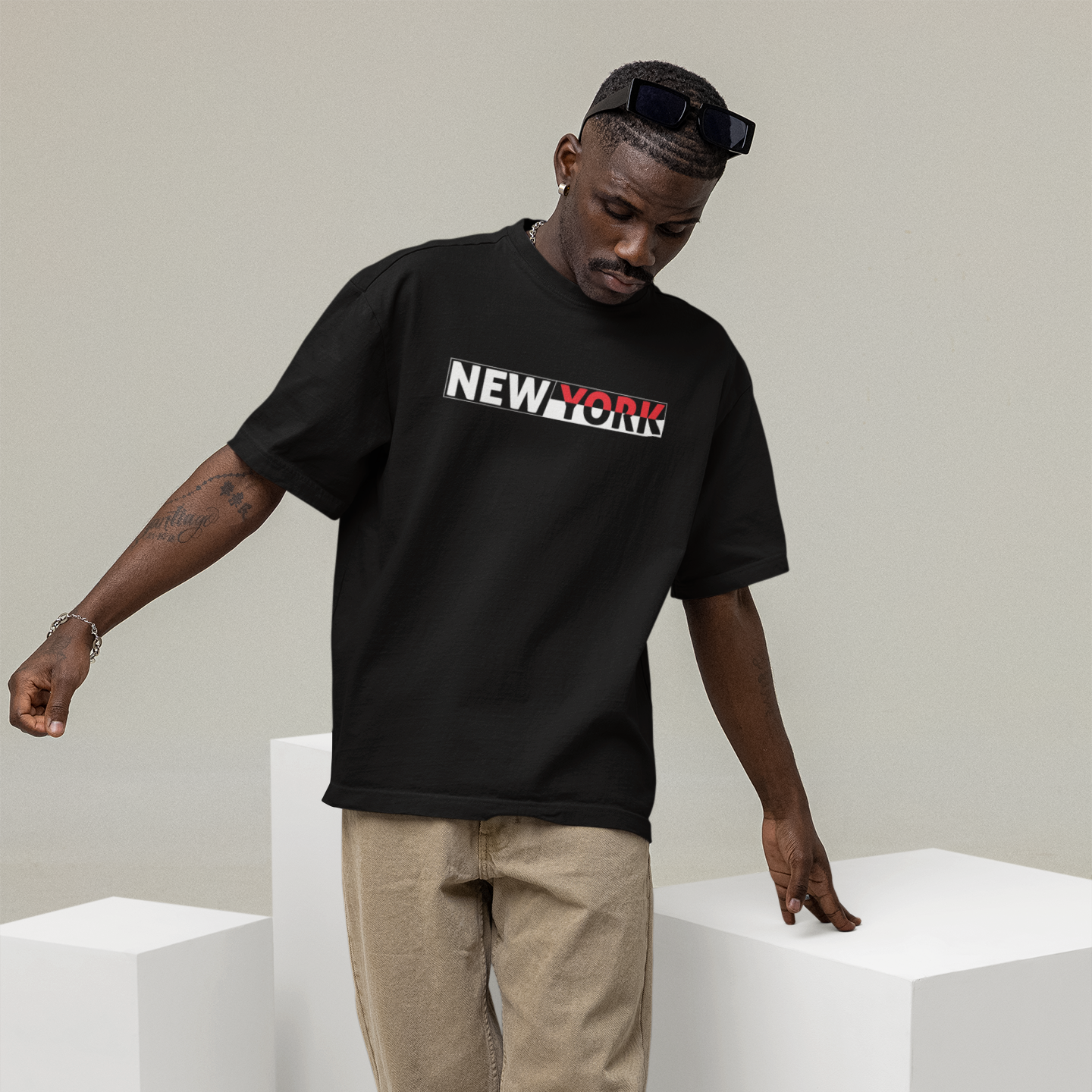 New York Trendy Oversized T-Shirt